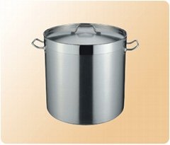 (04)Stainless Steel Compound Bottom High Pot