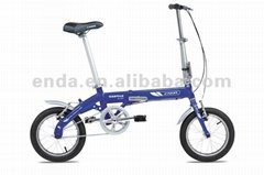 14" single speed Aluminium folding bikes bicycles in china/BA412