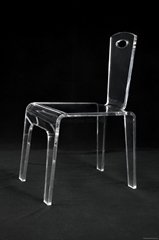 perpex glass dining chair , clear acrylic dining chair