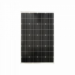 18V 110W 990x660x 25MM Mono Tempered Glass Solar Panel Junction Box With 0.9m 