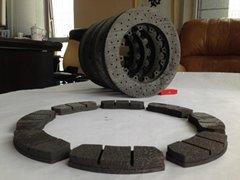 carbon-carbon brakes and carbon-ceramic brakes