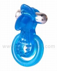 Adult Sex Toy - 7 speeds Hot Lips cockring  vibrator