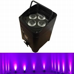 American dj 4X15W RGBWA+UV battery led stage lights