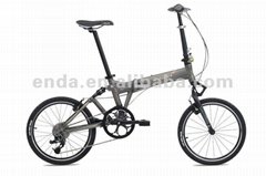 20" Aluminium folding bikes bicycles in china with suspension frame/FA083