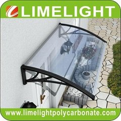 Polycarbonate DIY awning door canopy window awning polycarbonate canopy sunshade