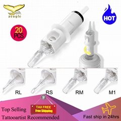 2020 hot sell Tattoo cartridges Needle Fits For Tattoo Machine Sterilized Safe 