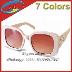 Designer Sunglasses, Pink Red White Green Smooth Optical Frame, Lady Sunglasses