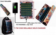  Rollable Solar Charger for mobile phons,power banks