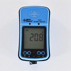 Oxygen Monitor AS8901 O2 Gas Detector 0-30% VOL Sound Light Alarm