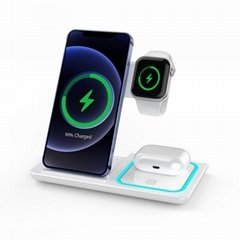 Wholesale 3 in 1 Wireless Charger for Mobile phone/iWatch/Airpod