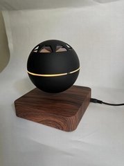 360 spinning magnetic floating suspension desk bluetooth speaker lamp 