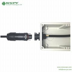 TUV 3P Solar AC Connector IP68 cable male to panel female type for inverter
