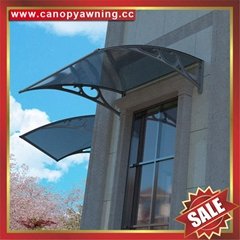polycarbonate diy canopy awning with cast aluminum bracket arm for door window