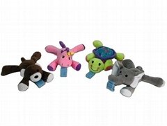Baby Pacifier Animal Pacifier Holder Plush Toy Clips Stuffed Animal Pacifier