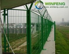 high security welded mesh airport fence 