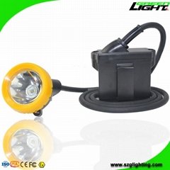 10000 Lux Underground Mine Cap Lights Rechargeable 6.6Ah Mining Headlamp 