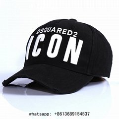 Dsquared2 Icon Baseball Cap dsquared2 cap black cheap dsq hats DSQ 2 hats men