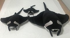 Simulation marine life batfish devil fish plush toy L 48 inch M30 inch S 21inch