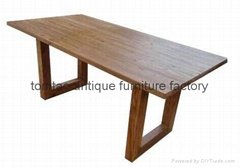 Hot Sale Old Elm Wood Dining Table #6222