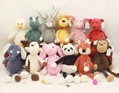 Cute Striped Animals Plush Toys For Children Stuffed Animal Kids Sleeping Doll