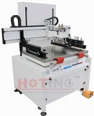 Electric screen printing machine, screen printer