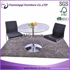  top selling 2 seater glass dining table TA054&TY054