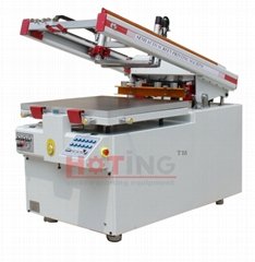 Semi automatic flatbed screen printer, semi auto flat screen printing machine