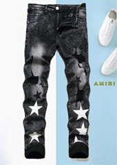 amiri jeans purple brand jeansksubi jeans Amiri Black star Jeans NWT hot ubingle