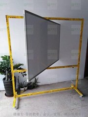 360 degree vertical/horizontal rotation double-sided magnetic whiteboard
