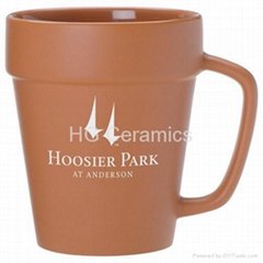 Flower pot mug