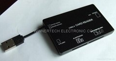 flat all-in-1 card reader
