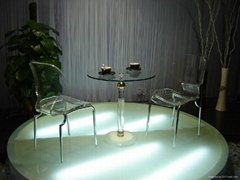 acrylic traansparent plexiglass dining table