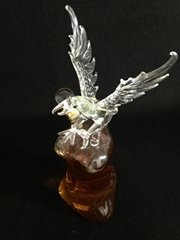 Eagle Wine Animal Shaped glass eagle craft wine bottle for liquor whisky
