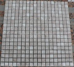 BS Beige marble mosaic tile