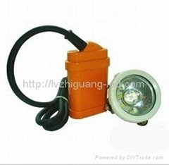 Cord miner cap lamp KJ3.5 with rechargeable Ni-MH battery