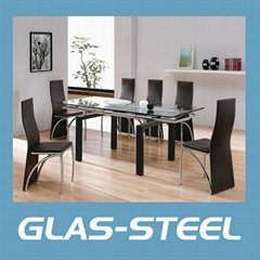Extention Glass Dining Table