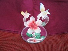 Glass flower, glass crafts