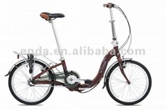 Inner 3speed 20" light aluminium folding bikes bicycles in china/SA033
