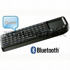 Ultra Mini Backlit Bluetooth Keyboard Mouse Touchpad & White LED Light