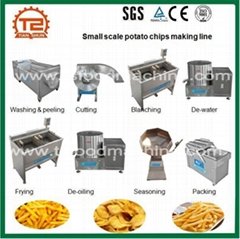 Commercial Small Scale Potato Chips Making Machine