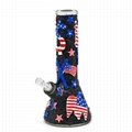 Hand Painted Independence Day Theme Glass Bong,National Day,American Eagle 2