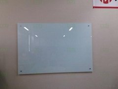 Tempered baking varnish magnetic glass white board