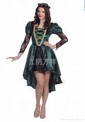 halloween magician costume dress for women