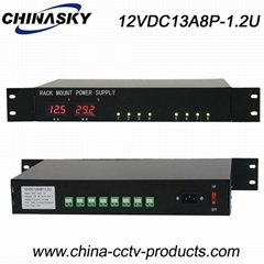 LED Display  Rack Mount CCTV  Power Supply (12VDC13A8P-1.2U)