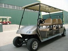 Electric golf cart with 6 seats CE approved  EG2068K