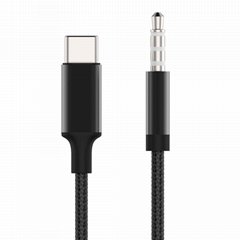 USB C to 3.5mm Cable DAC Type C to 3.5mm Headphone Adapter Audio Male Jack Plug 