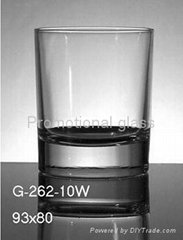 10 oz clear Whisky glass mug