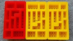 eco-friendly hot selling silicone blocks lego ice cube tray 