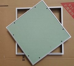Gypsum board ceiling access panels for indoor repair work