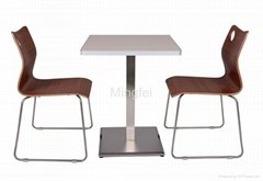 Restaurant Table with four chairs